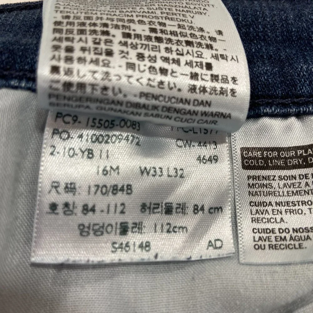 Ladies Levi's 505 Straight leg Jeans size 16 - Picture 6 of 9